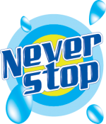 Never Stop Water Logo